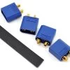 ProTek RC 4.5mm "TruCurrent" XT90 Polarized Device Connectors (4 Male) #PTK-5038 -Toy Car Accessories protek rc protek rc 45mm trucurrent xt90 polarized 1