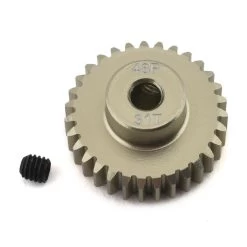 ProTek RC 48P Lightweight Hard Anodized Aluminum Pinion Gear (3.17mm Bore) (31T) PTK-8618