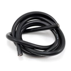 ProTek RC 8awg Black Silicone Hookup Wire (1 Meter) #PTK-5613