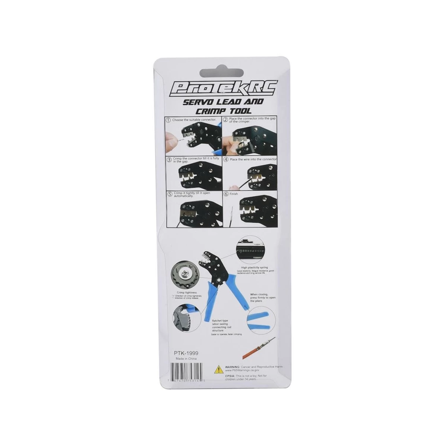 ProTek RC Servo Lead & Terminal Crimping Tool #PTK-1999 4 ProTek RC Servo Lead & Terminal Crimping Tool #PTK-1999 - Image 2