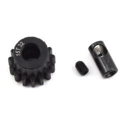 ProTek RC Steel 32P Pinion Gear W/3.17mm Reducer Sleeve (Mod .8) (5mm Bore) (15T) #PTK-8058